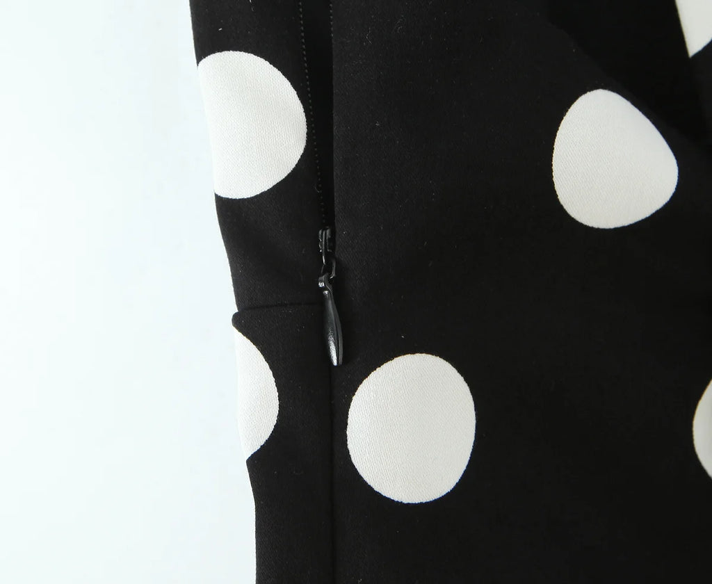Polka Noir Top